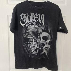 Men's Black Graphic T-Shirt
